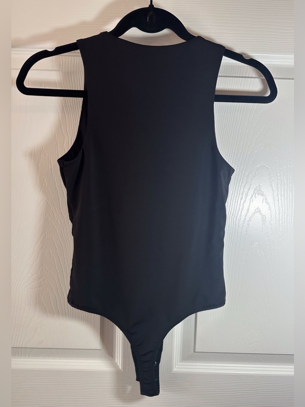 Dynamite Black Sleeveless Mesh Corset Bodysuit Size Small - Picture 3 of 9